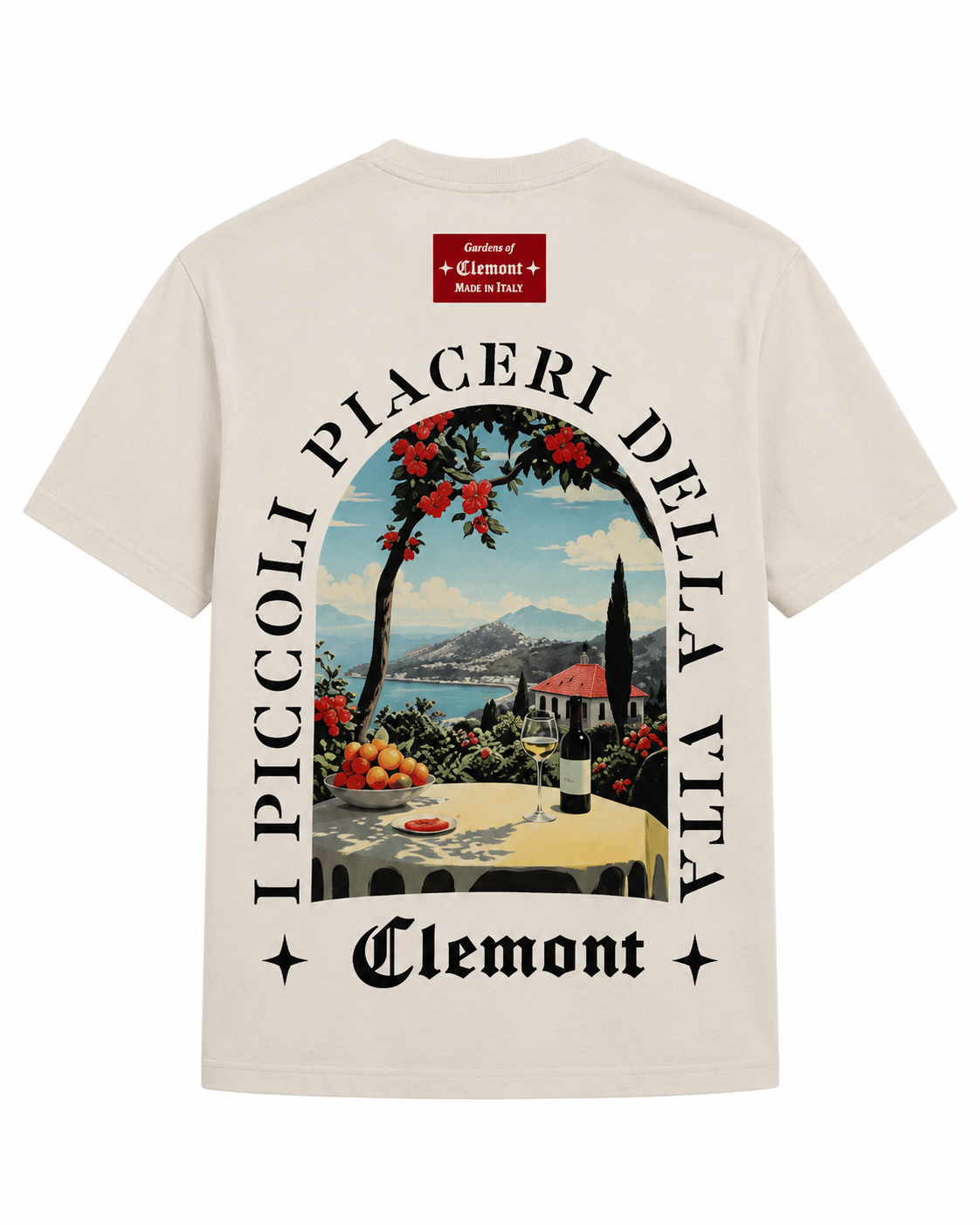 Camiseta Clemont gris claro