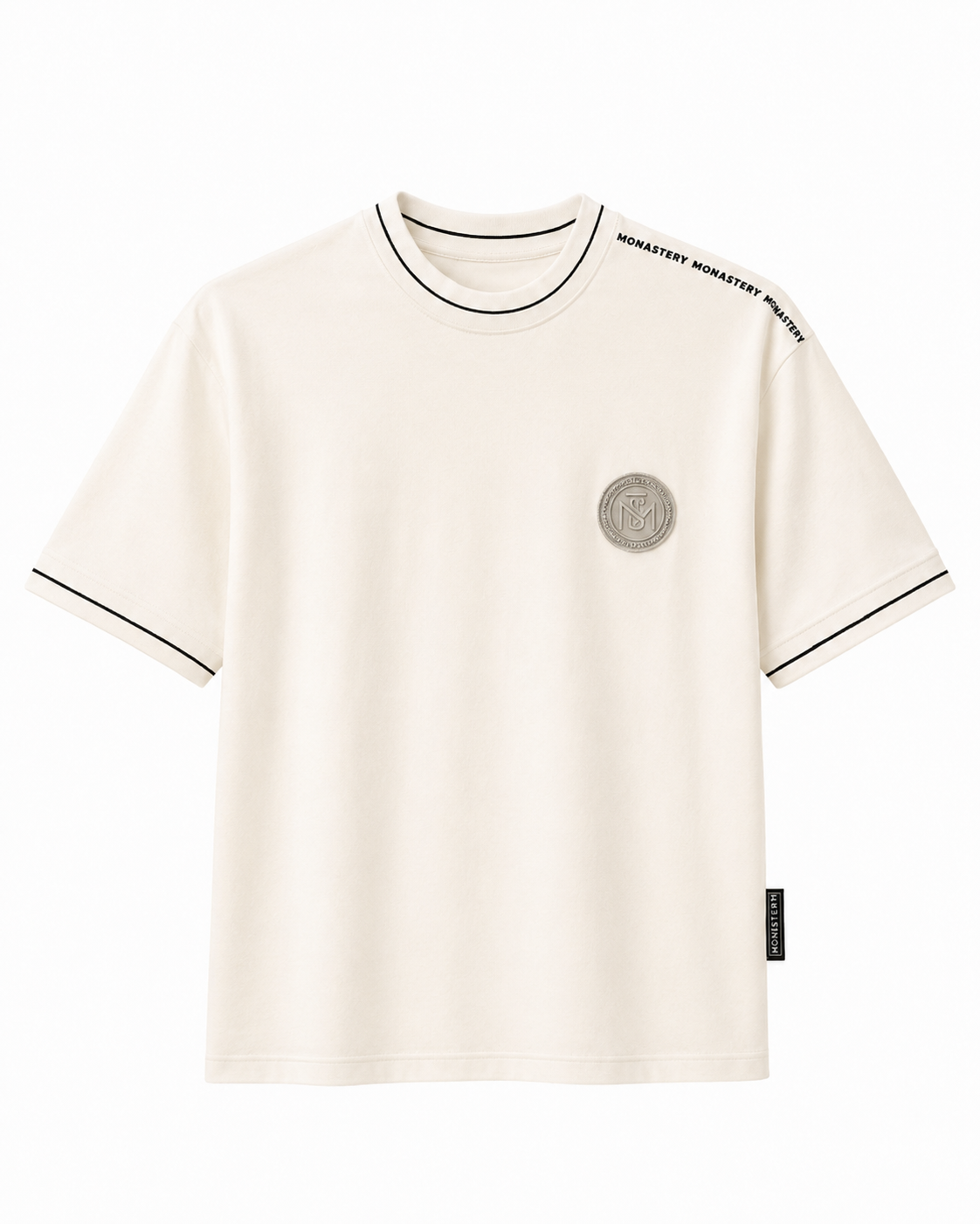 Camiseta monastery blanco hueso